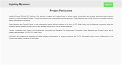 Desktop Screenshot of lightingmyanmar.com